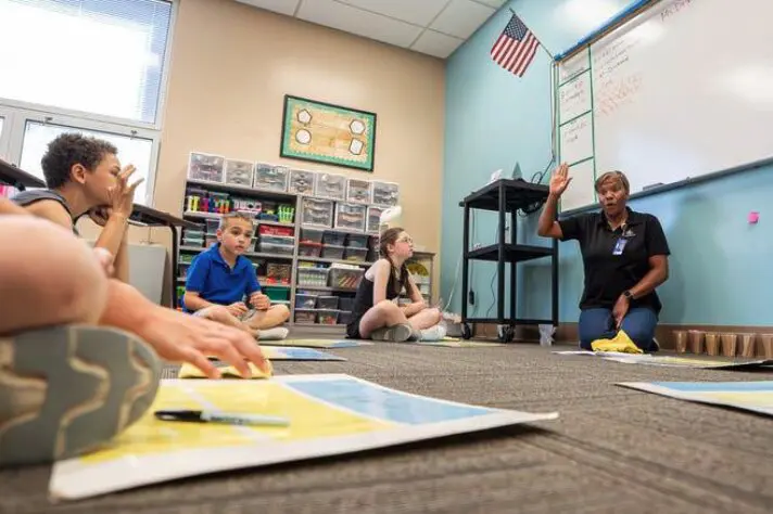 Students learning